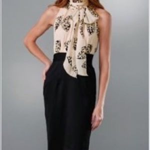 Milly bow print dress